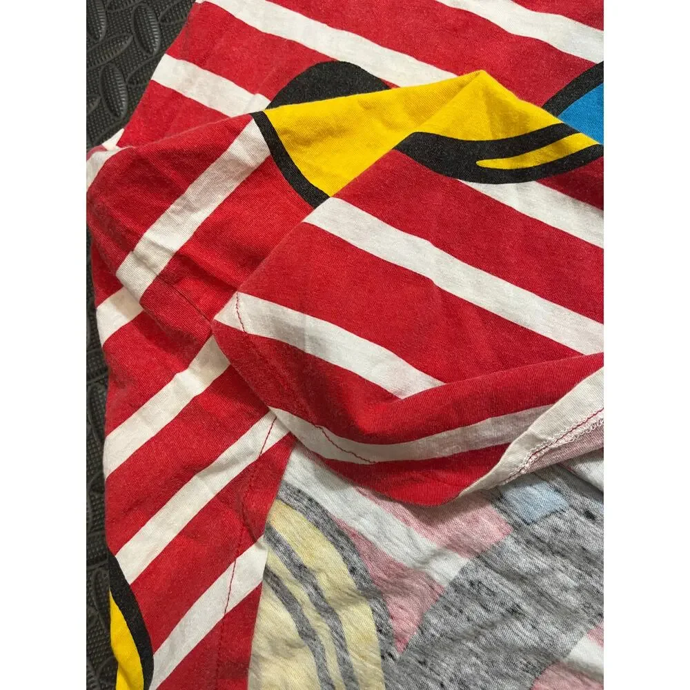 RARE Vintage Mickey‎ Mouse Disney Single Stitch Nigh Gown Shirt AOP OS